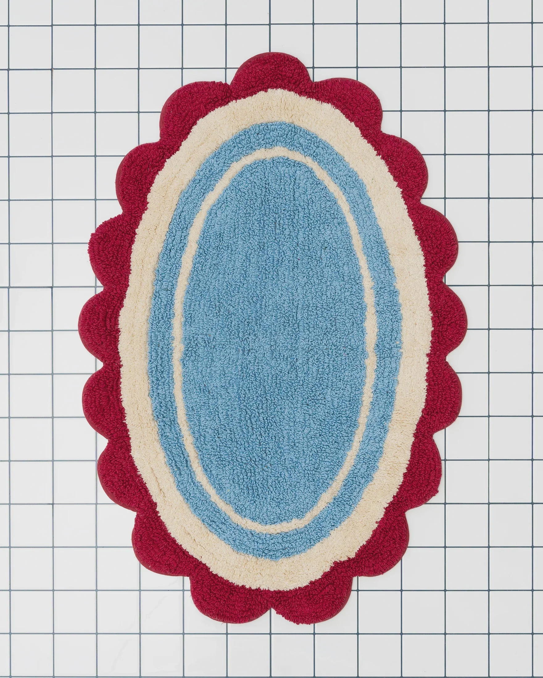 Tarta Gelatina - Carmen Bathmat - Light Blue