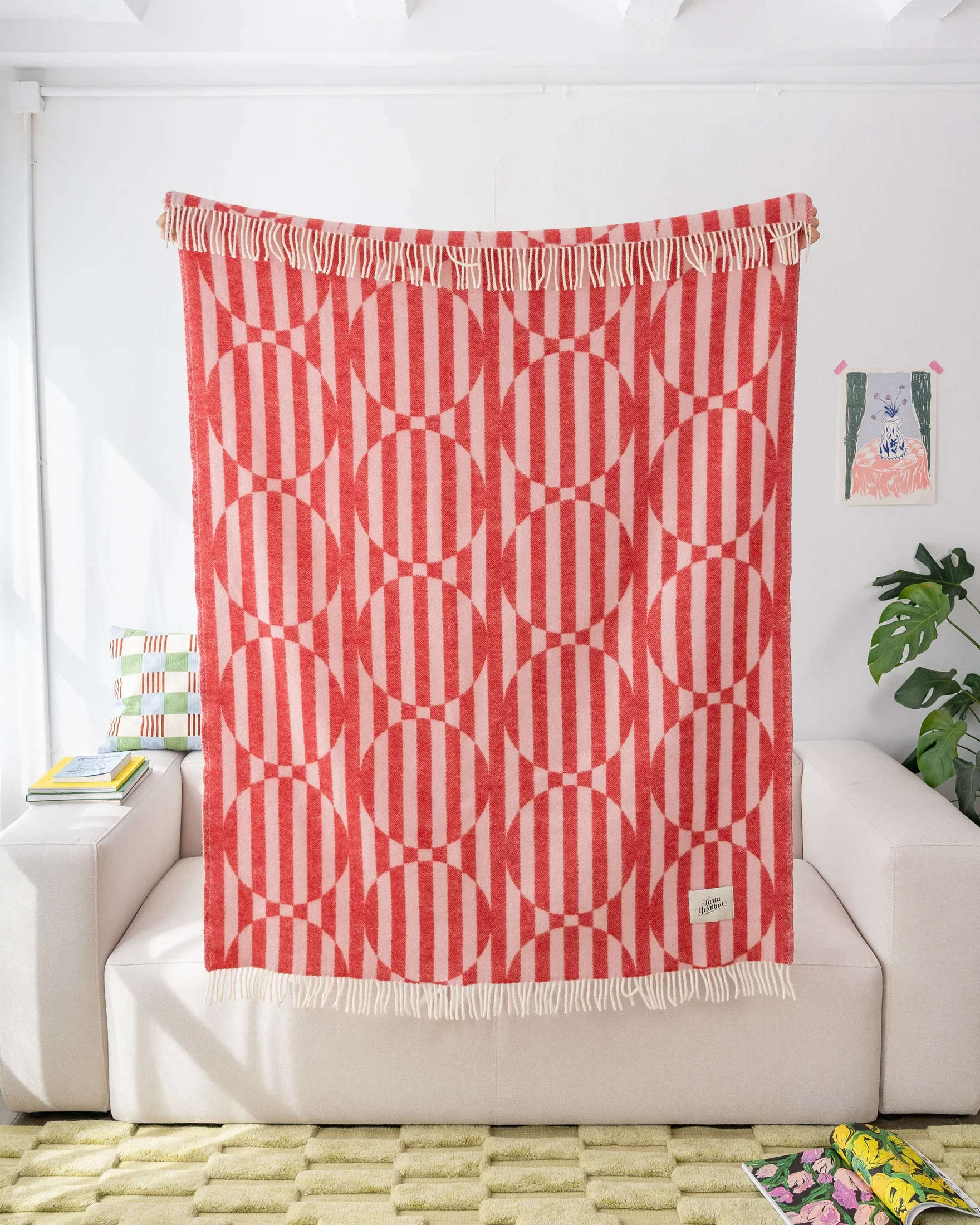 Tarta Gelatina - Nolita Blanket - Red - Image 2