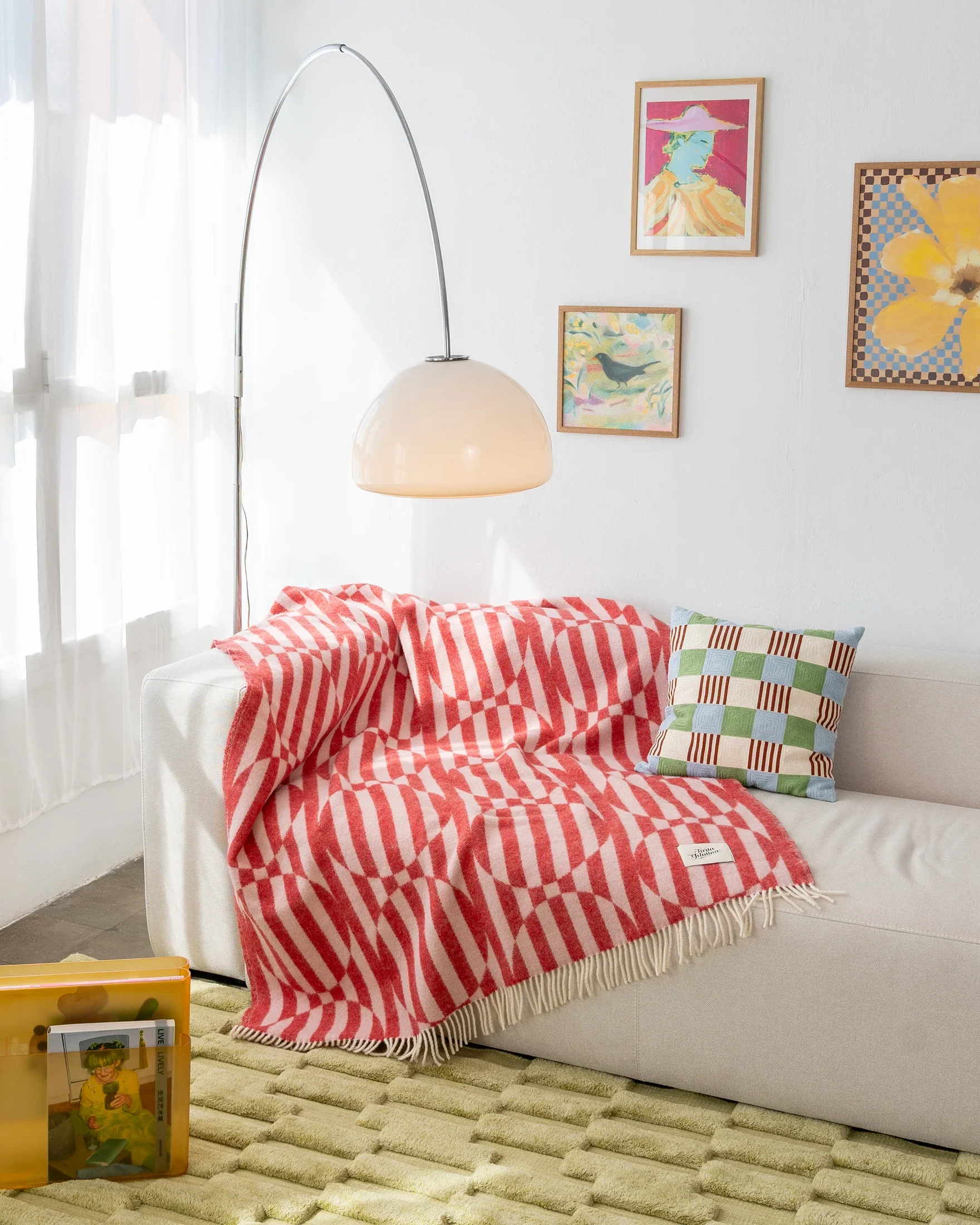 Tarta Gelatina - Nolita Blanket - Red - Image 4