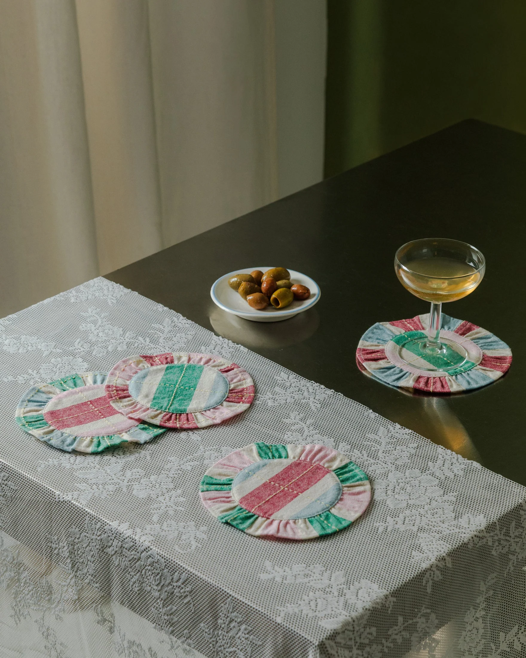 Tarta Gelatina - Ruffled Coaster Set - Image 2