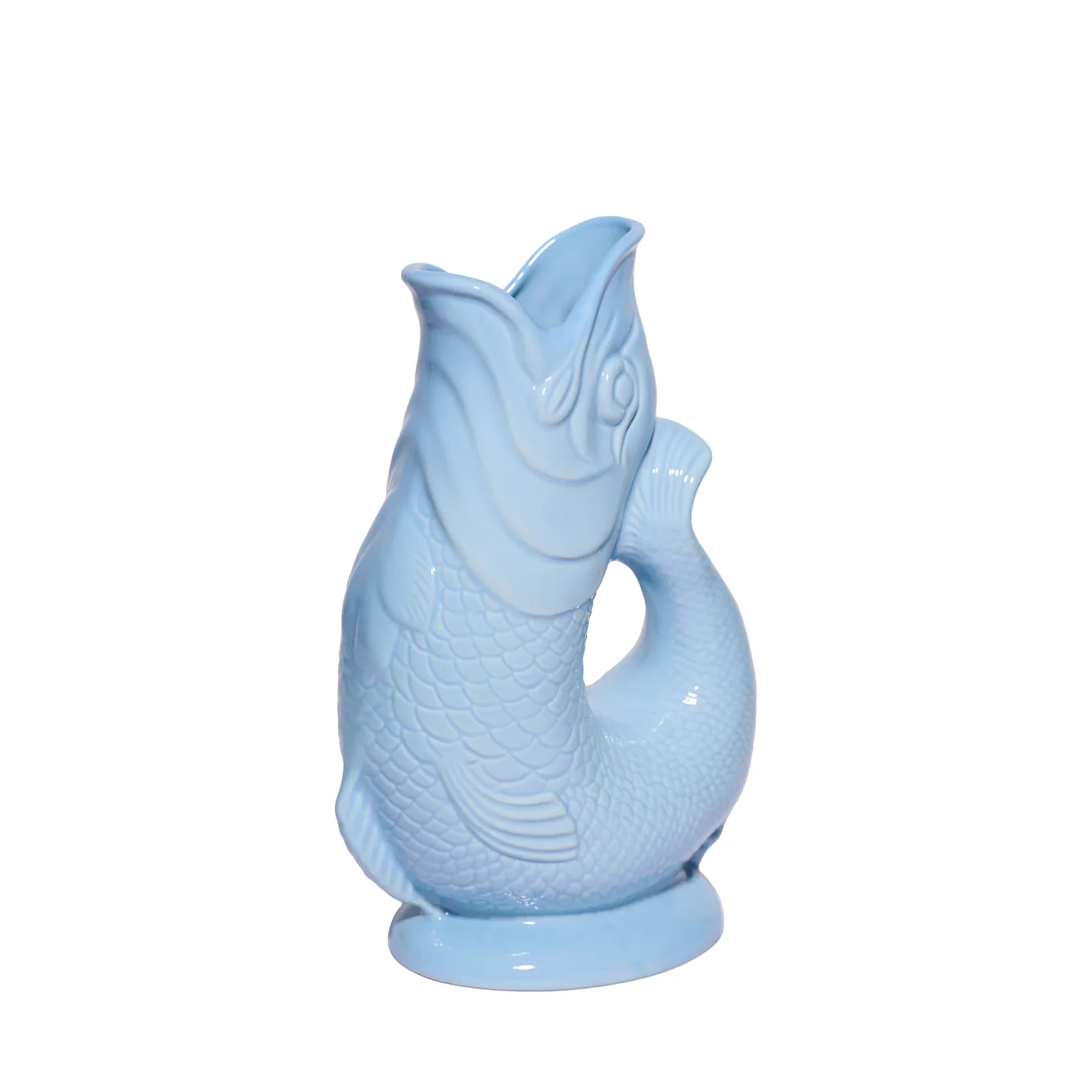 The Original Gluggle Jug - Pitcher Vase - XL - Pale Blue - Image 2