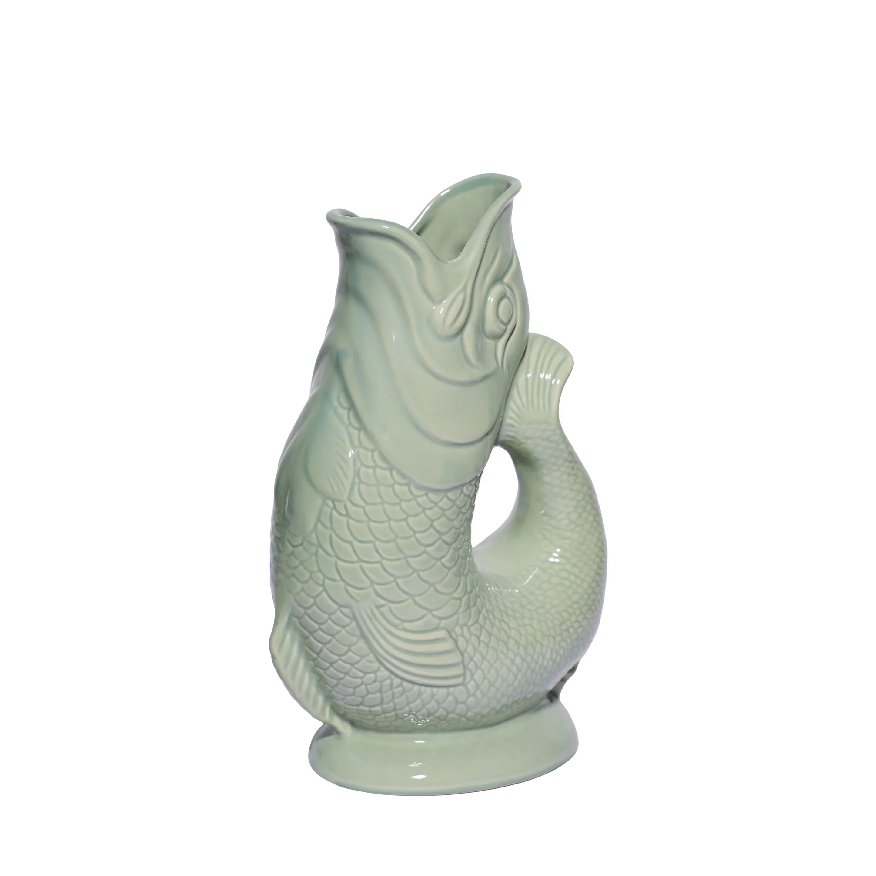 The Original Gluggle Jug - Pitcher Vase - XL - Sage - Image 3