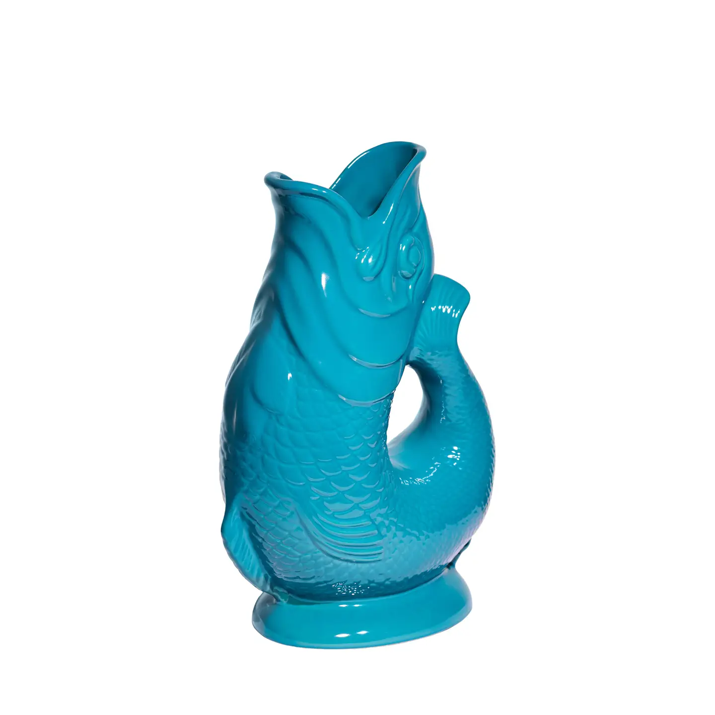 The Original Gluggle Jug - Pitcher Vase - XL - Teal - Image 3