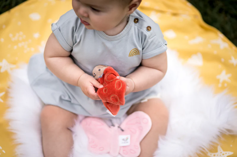 Tikiri - Ladybug Scrunchie Toy - Image 3