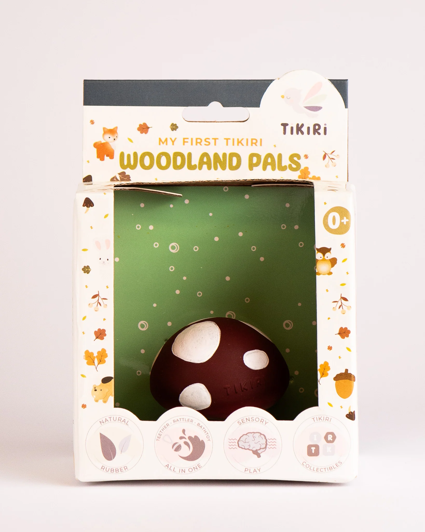 Tikiri - Mushroom Teether Rattle & Bath Toy - Image 2