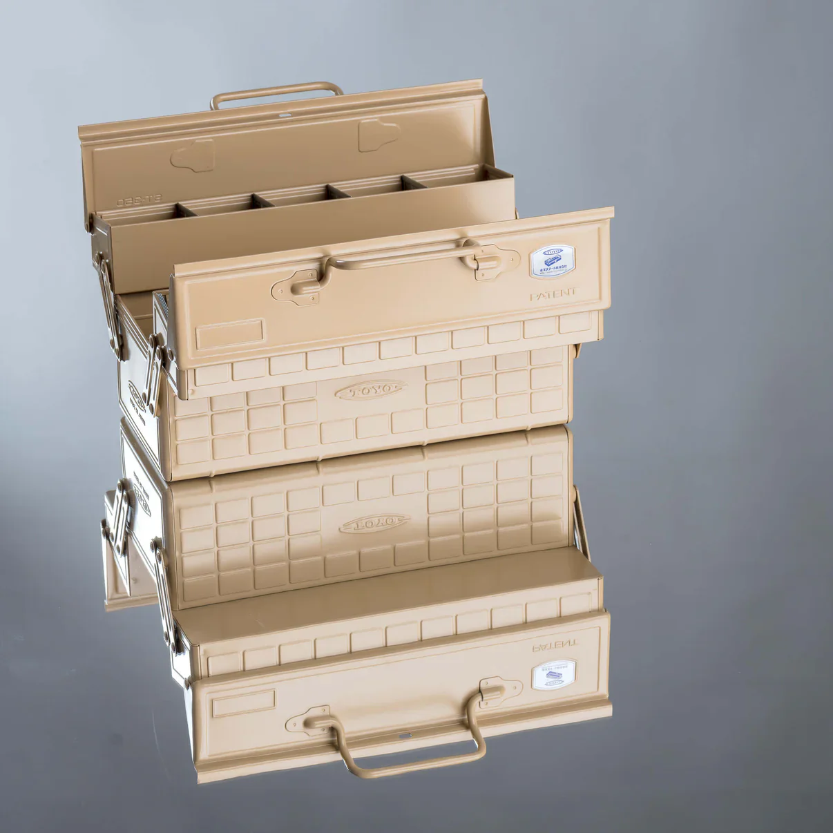 Toyo - Cantilever Toolbox ST-350 - Beige - Image 3