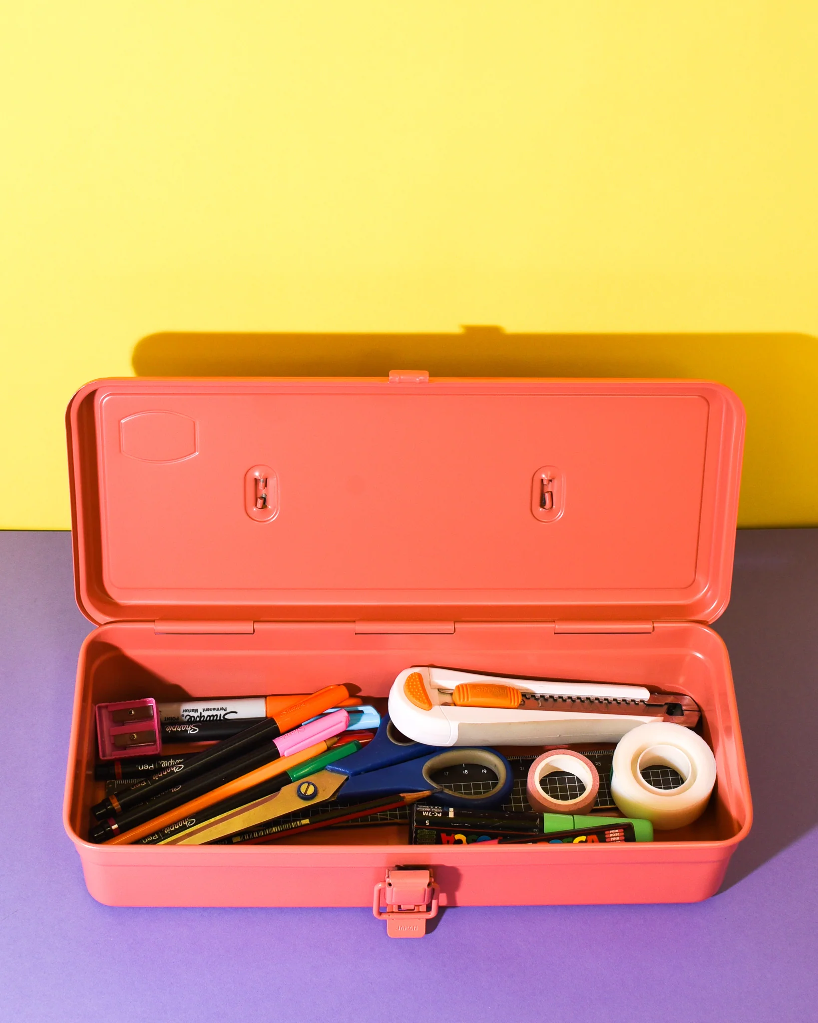 Toyo - Trunk Type Tool Box T- 320 - Living Coral - Image 2