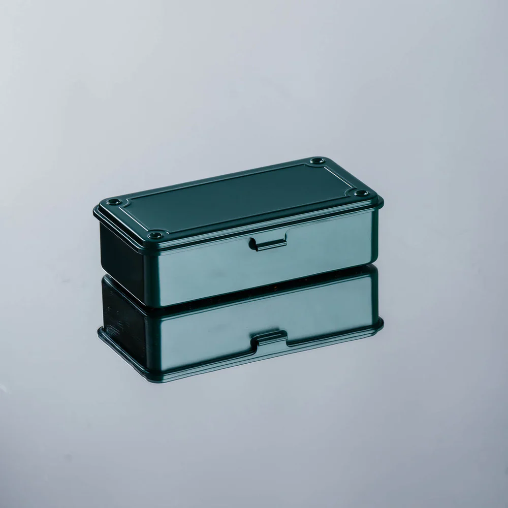 Toyo - Trunk Shape Steel Stackable Toolbox T-190 - Antique Green - Image 3