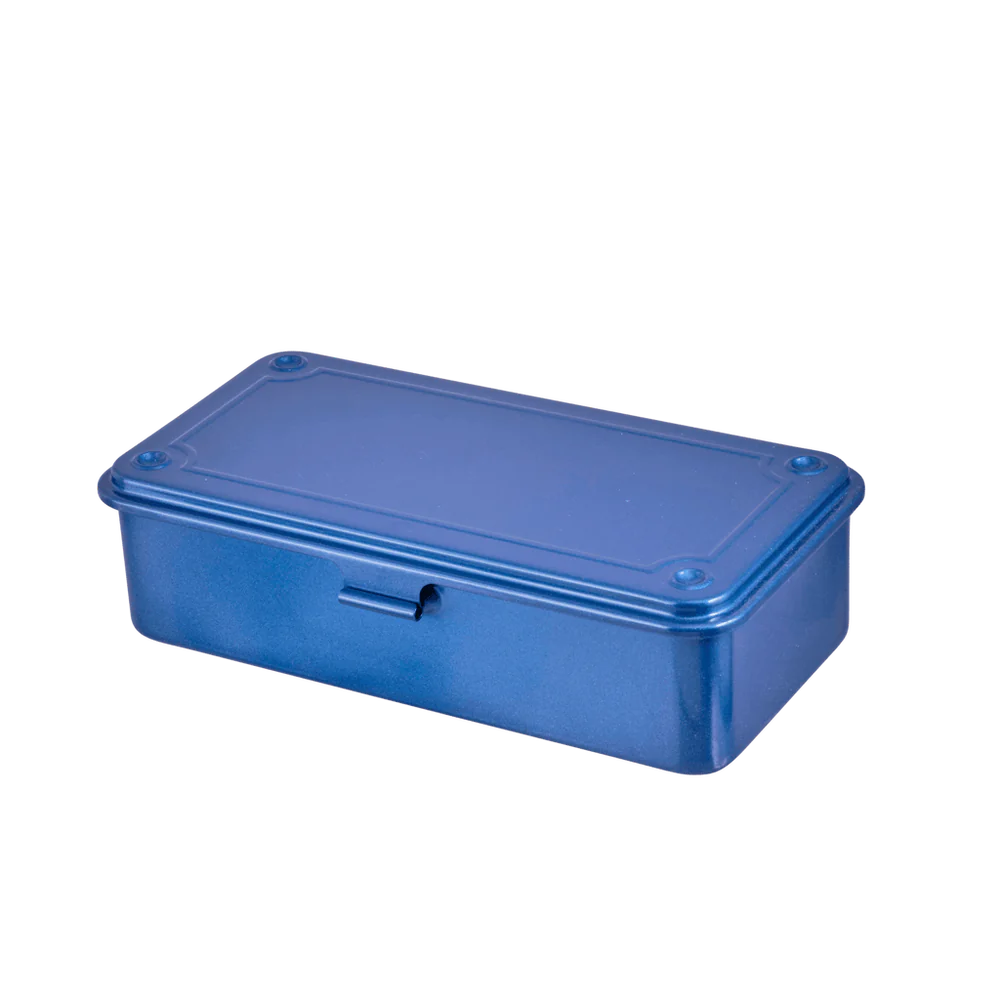 Toyo - Trunk Shape Steel Stackable Toolbox T-190 - Blue - Image 4
