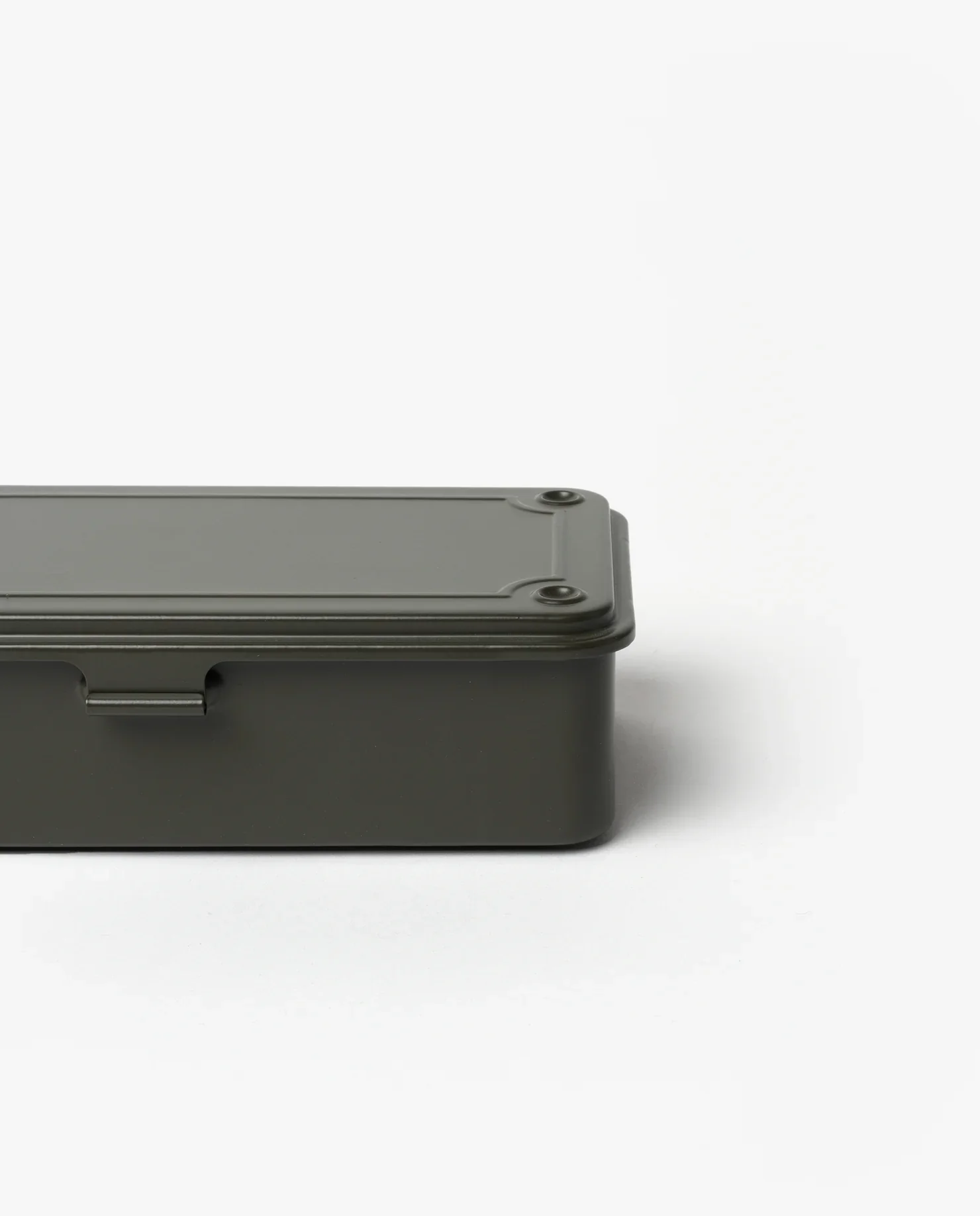 Toyo - Trunk Shape Steel Stackable Toolbox T-190 - Military Green - Image 3