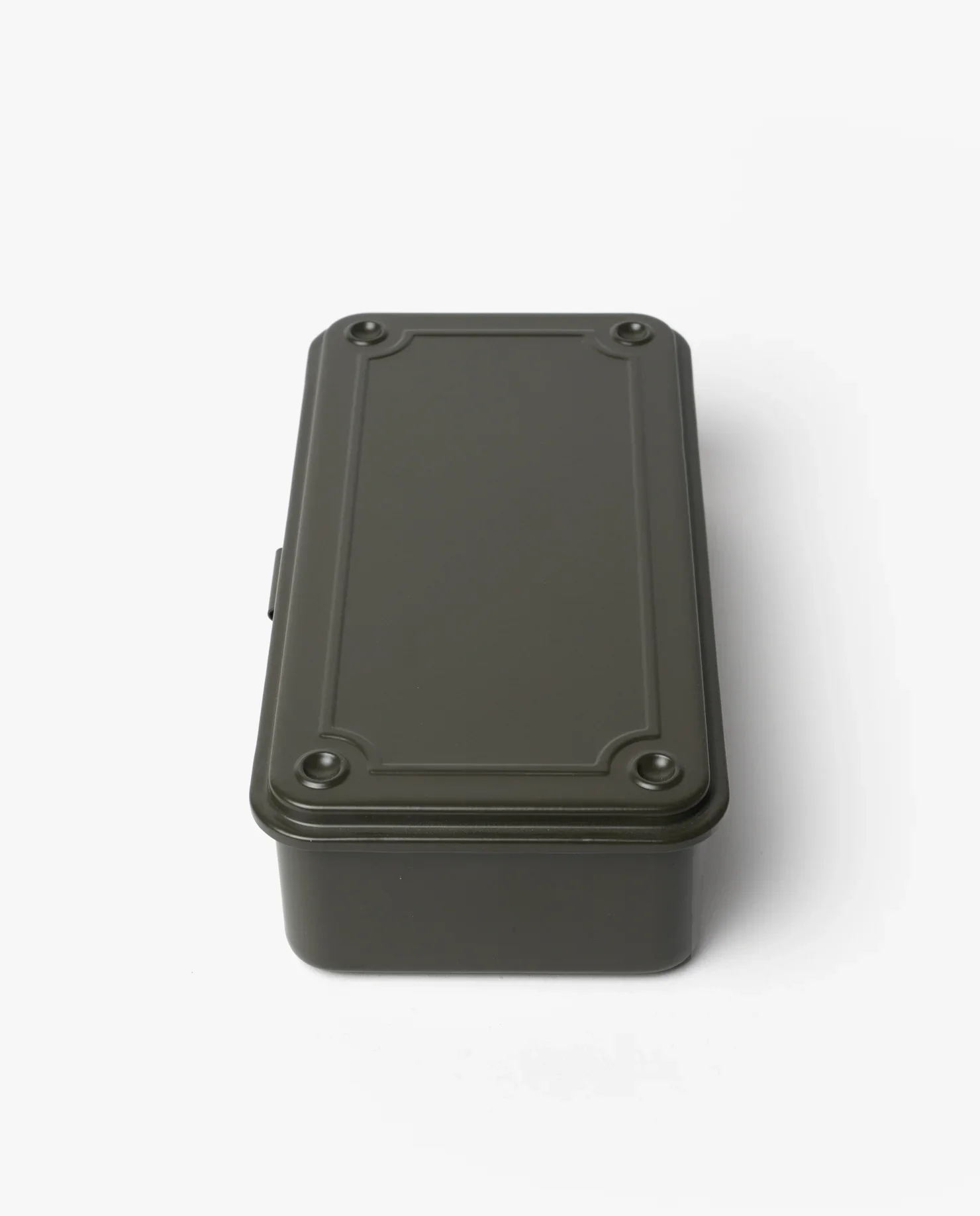 Toyo - Trunk Shape Steel Stackable Toolbox T-190 - Military Green - Image 4