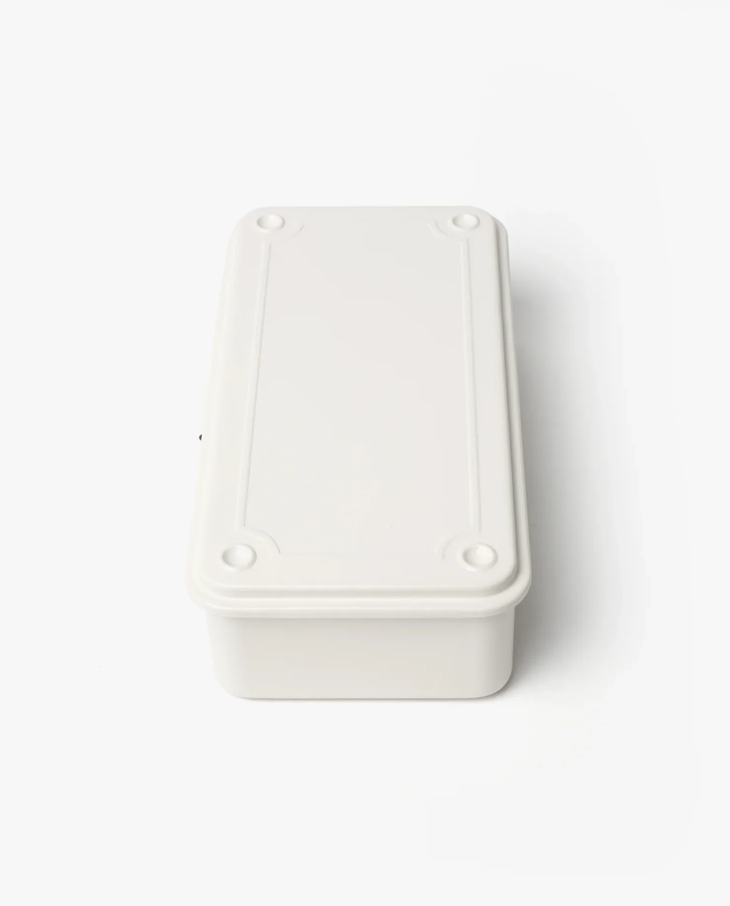 Toyo - Trunk Shape Steel Stackable Toolbox T-190 - White - Image 3