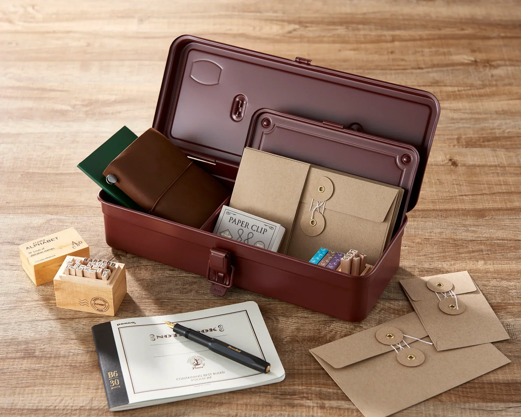 Toyo - Trunk Type Tool Box T- 320 - Antique Brown - Image 3
