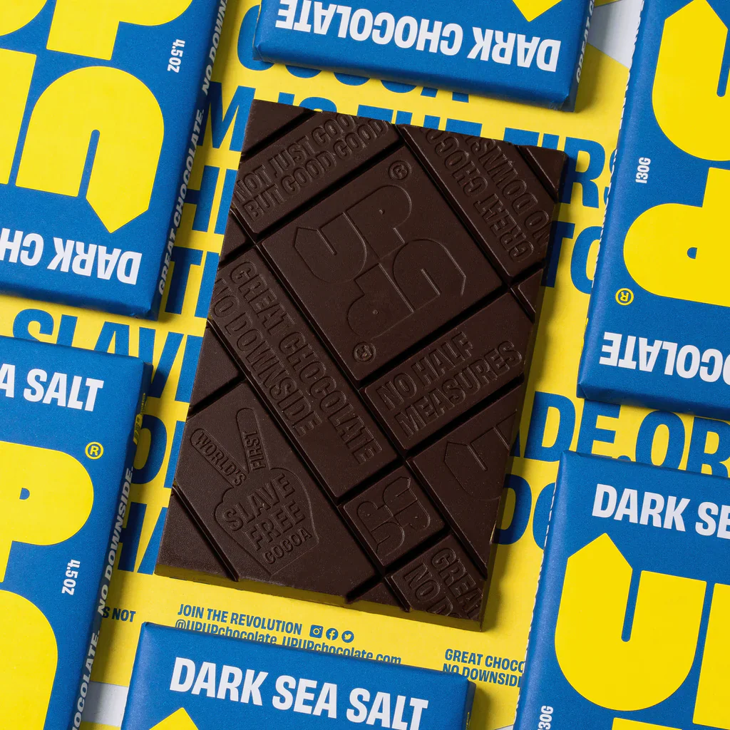 UP-UP Chocolate - Dark Sea Salt 120g - Image 2
