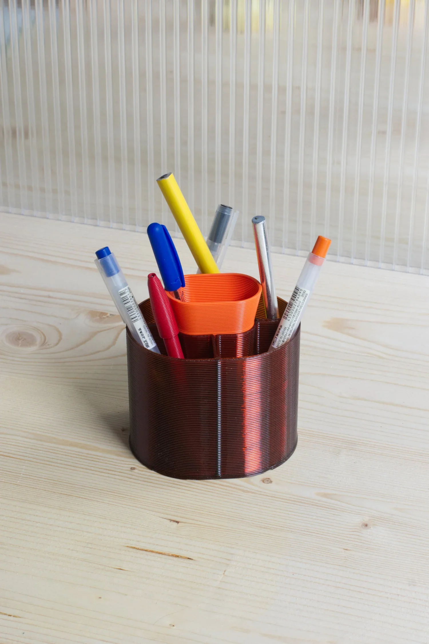 Warren & Laetitia - Henri Pot - Amber / Orange - Image 3