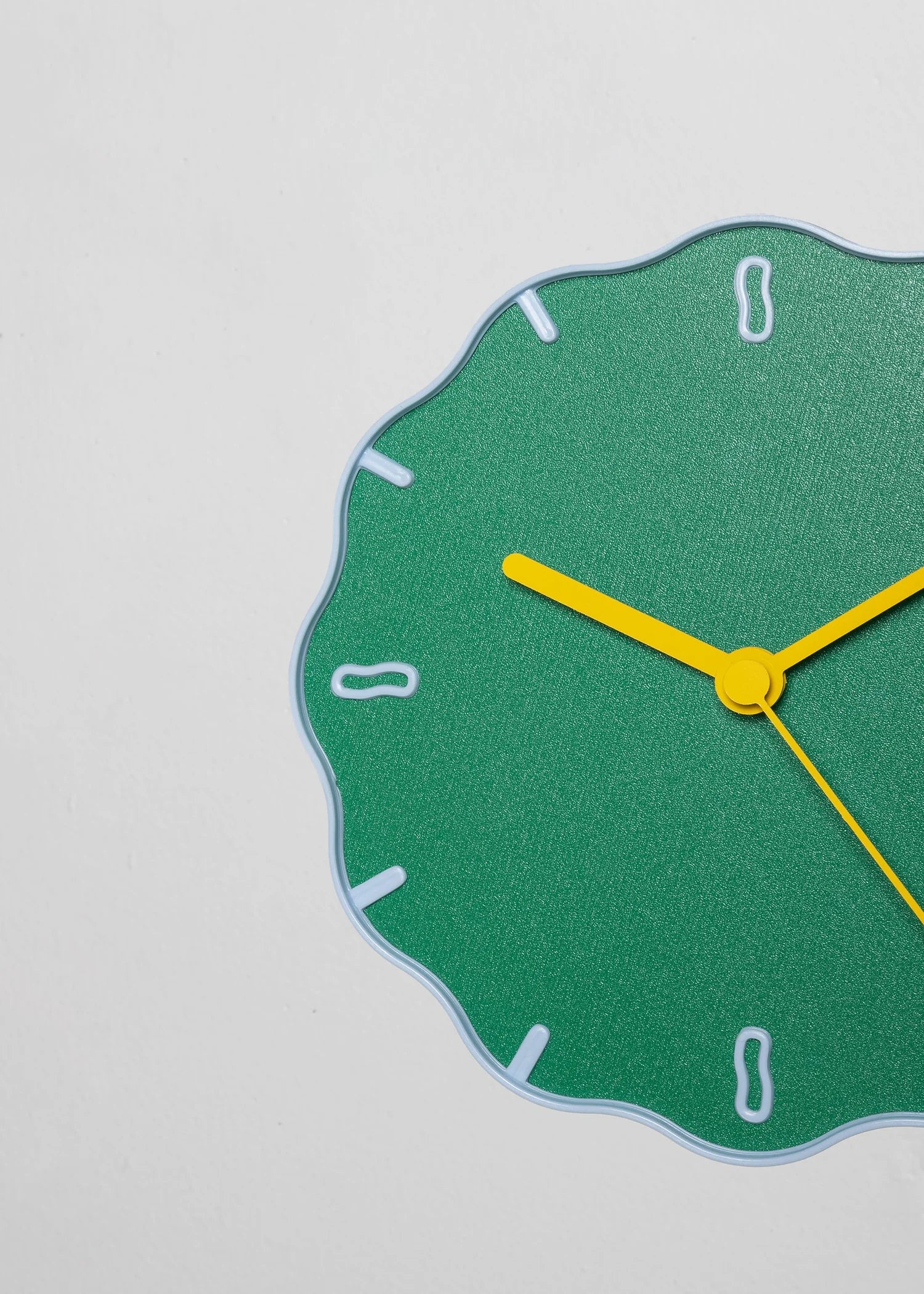 Warren & Laetitia - Margherita Clock (Green/Sky Blue/Yellow) - Image 3