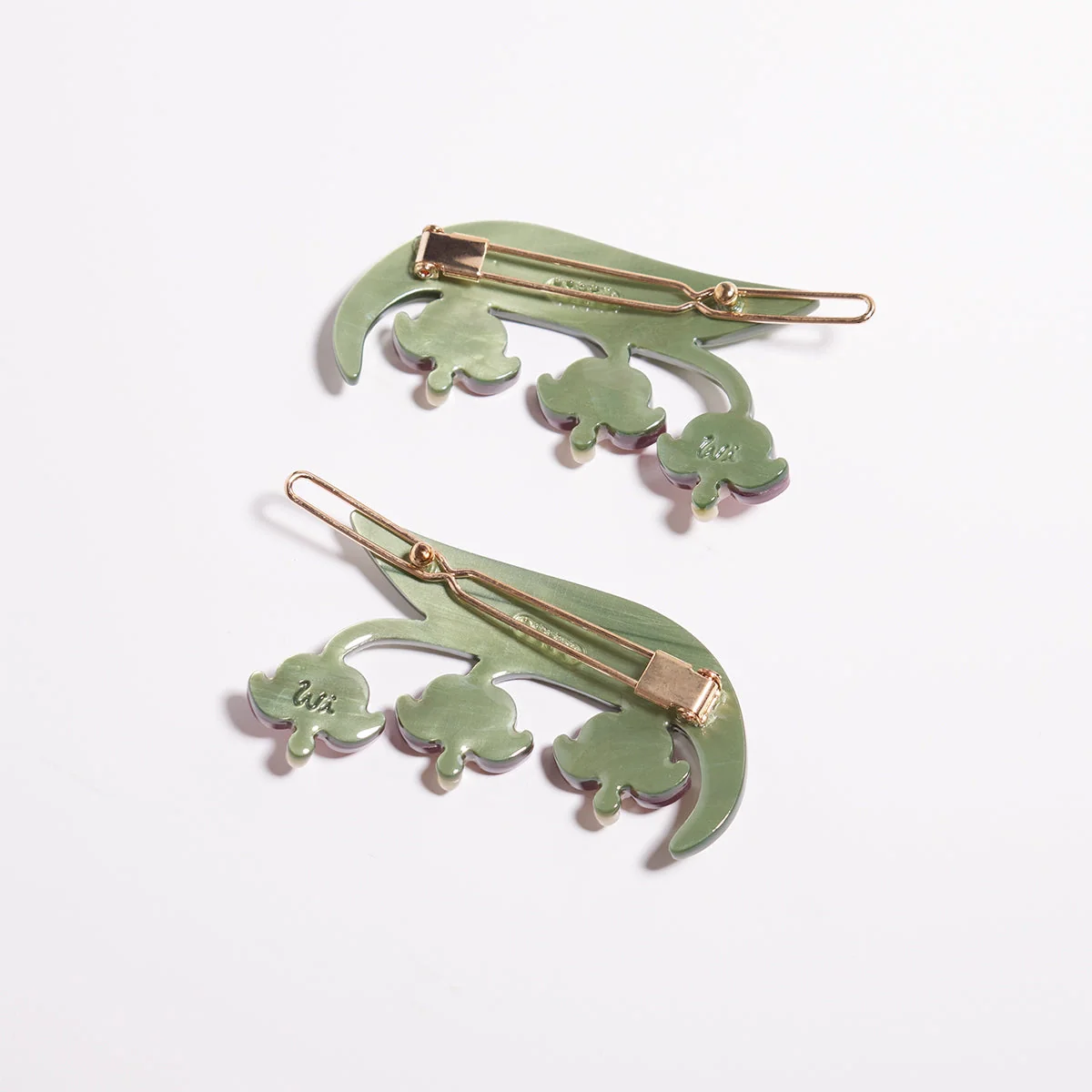 Winona Irene - Barrette Set - Bleeding Heart - Image 2