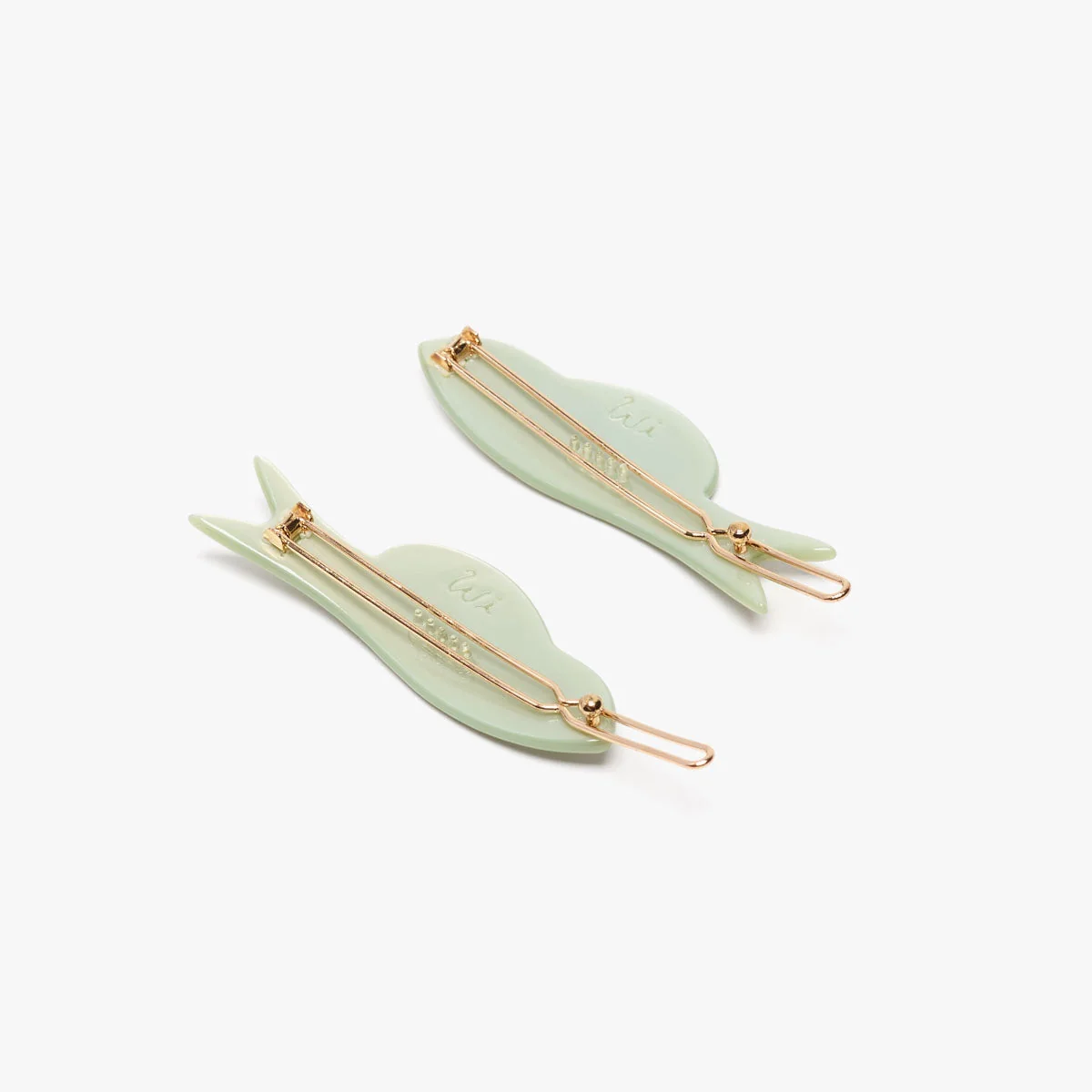 Winona Irene - Barrette Set - Fish Jade Green - Image 3