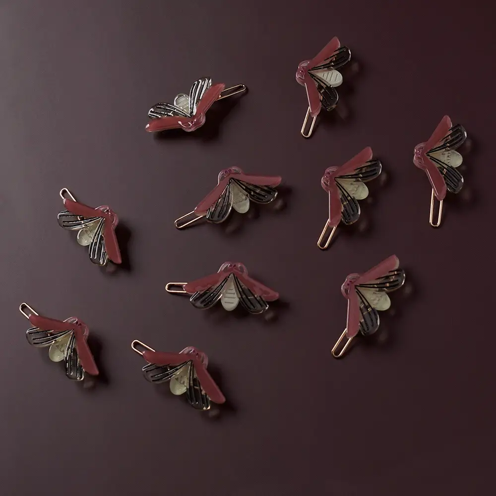 Winona Irene - Barrette Set - Glow in the Dark Firefly - Image 2