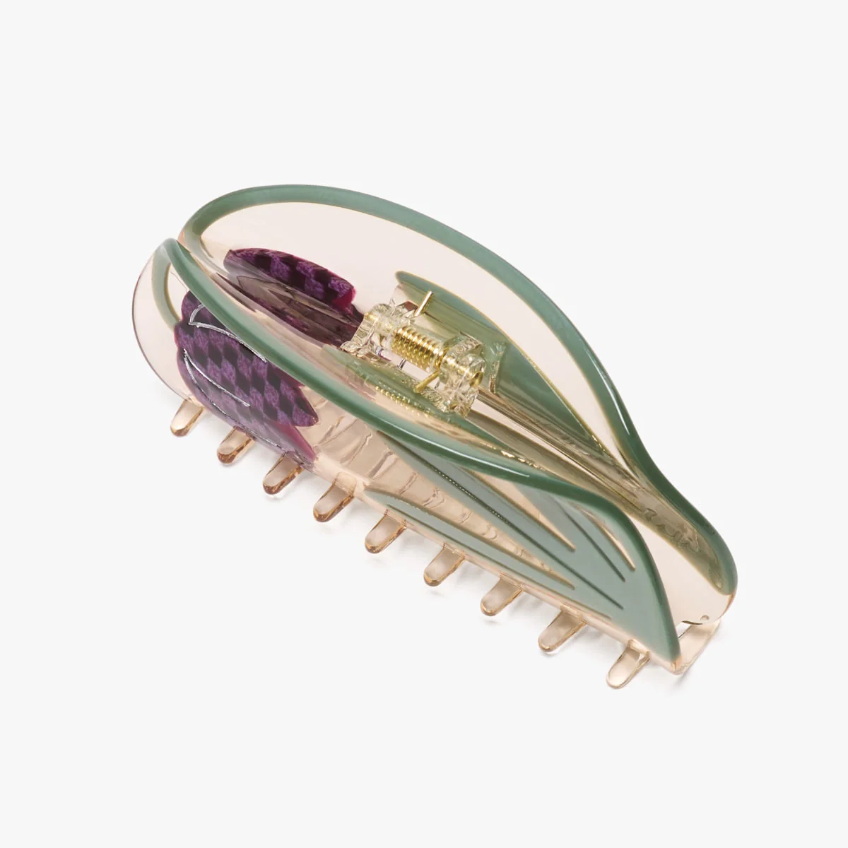 Winona Irene - Hair Claw - Fritillaria Tulip - Image 2