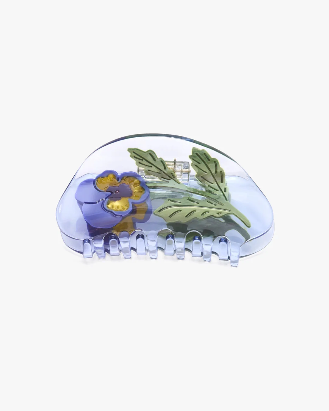 Winona Irene - Hair Claw - Viola Pansy