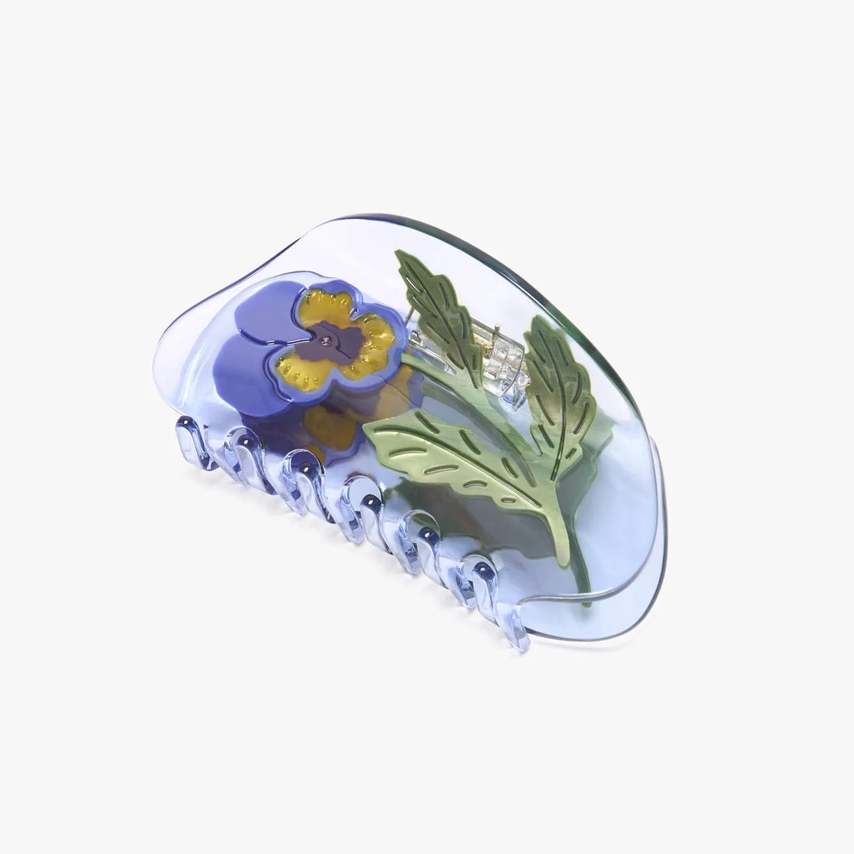 Winona Irene - Hair Claw - Viola Pansy - Image 2