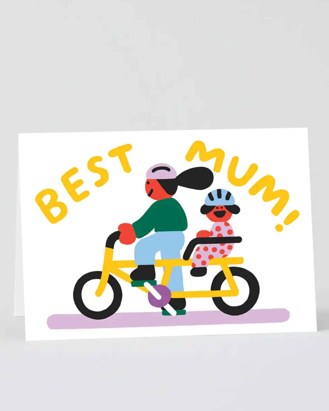 Wrap - Best Mum Bike Ride Greeting Card