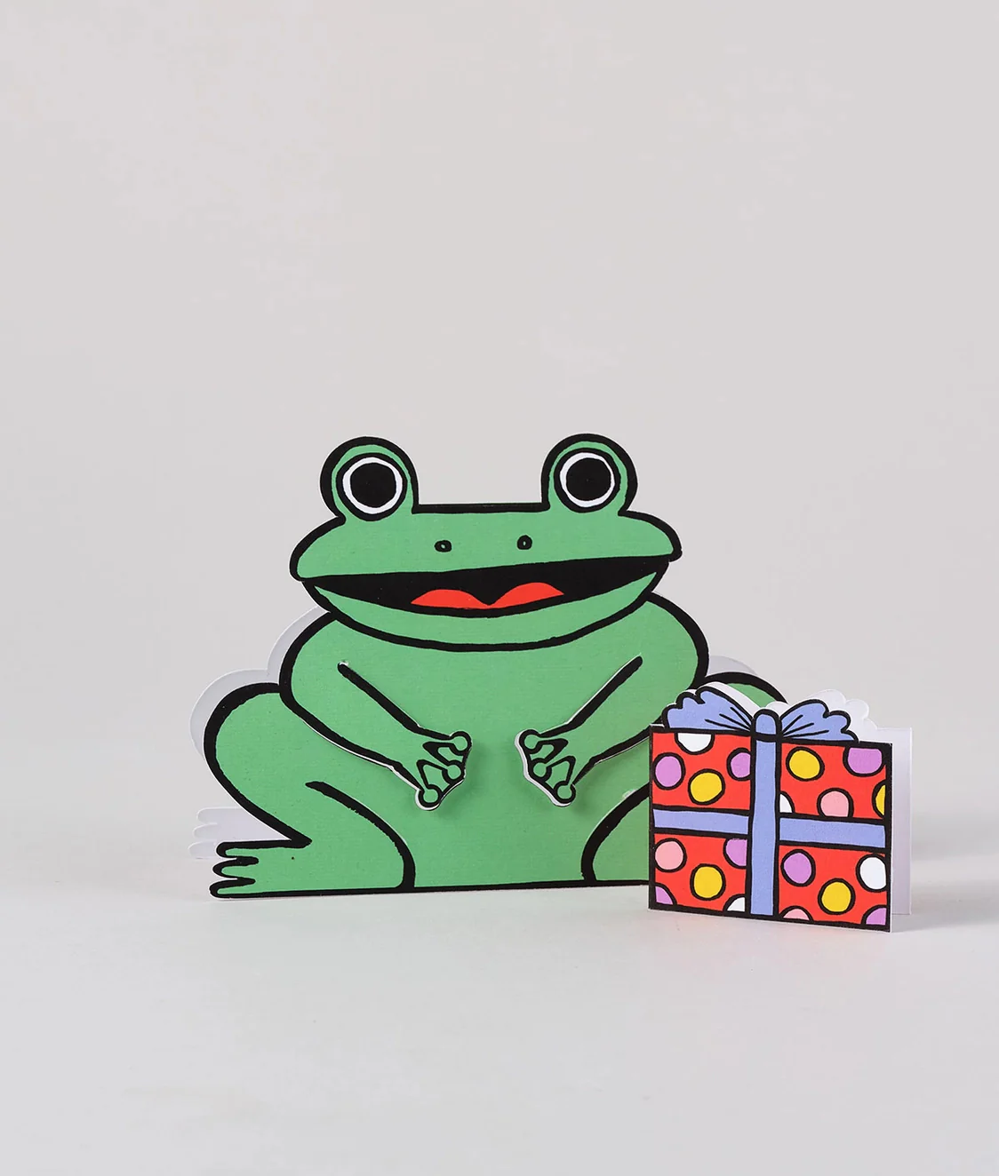 Wrap - Frog with Mini Card Kid's Greetings Card - Image 3
