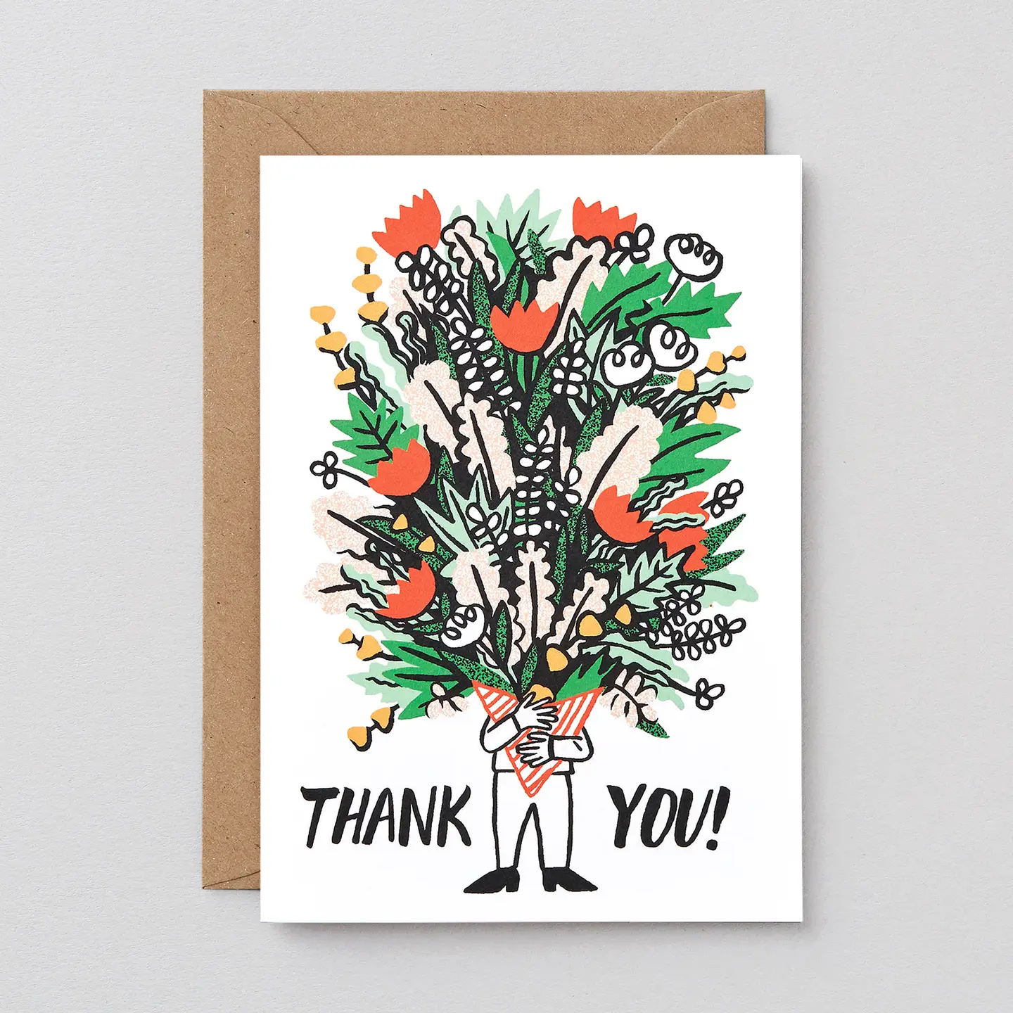 Wrap - Greetings Card - Bunch of Flowers - Image 2
