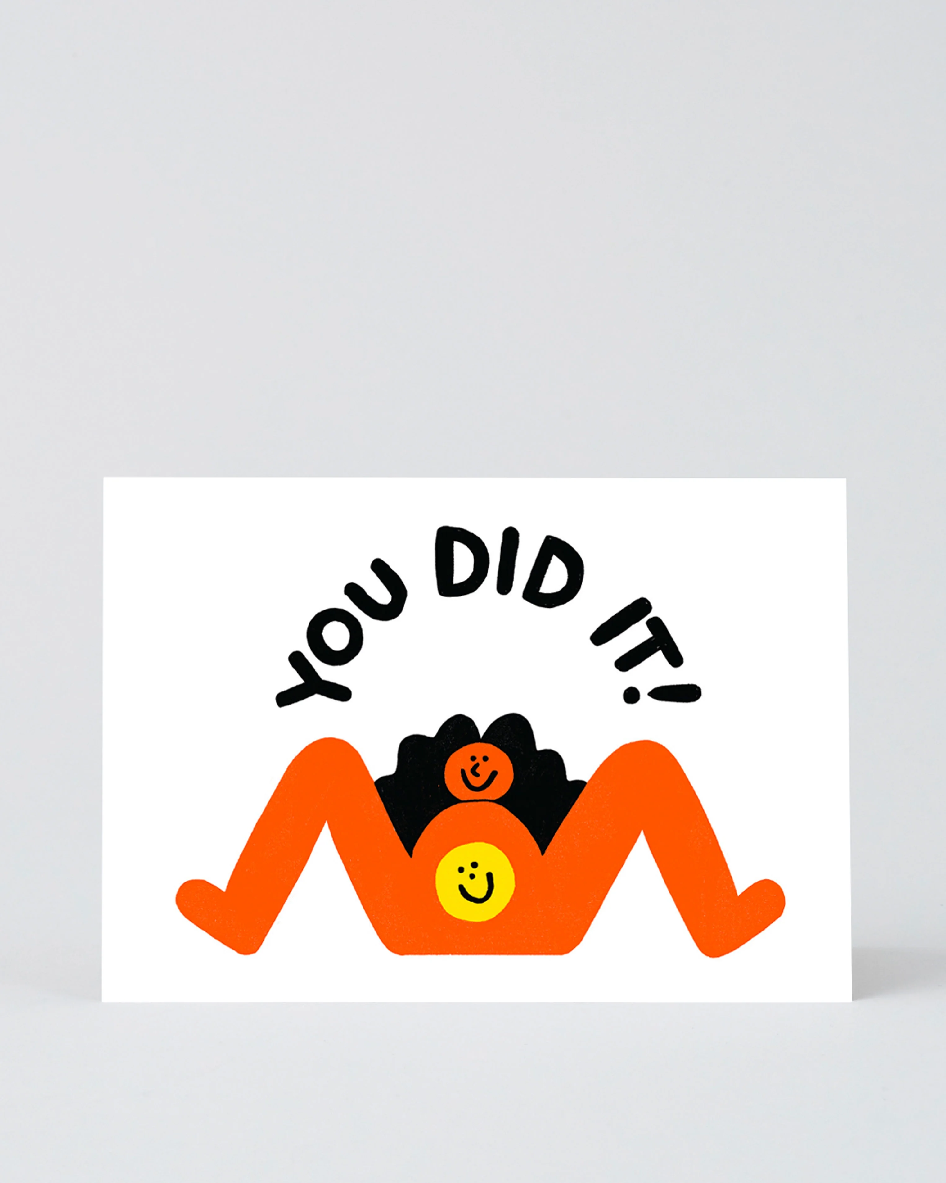 Wrap - Greetings Card - You Did It!