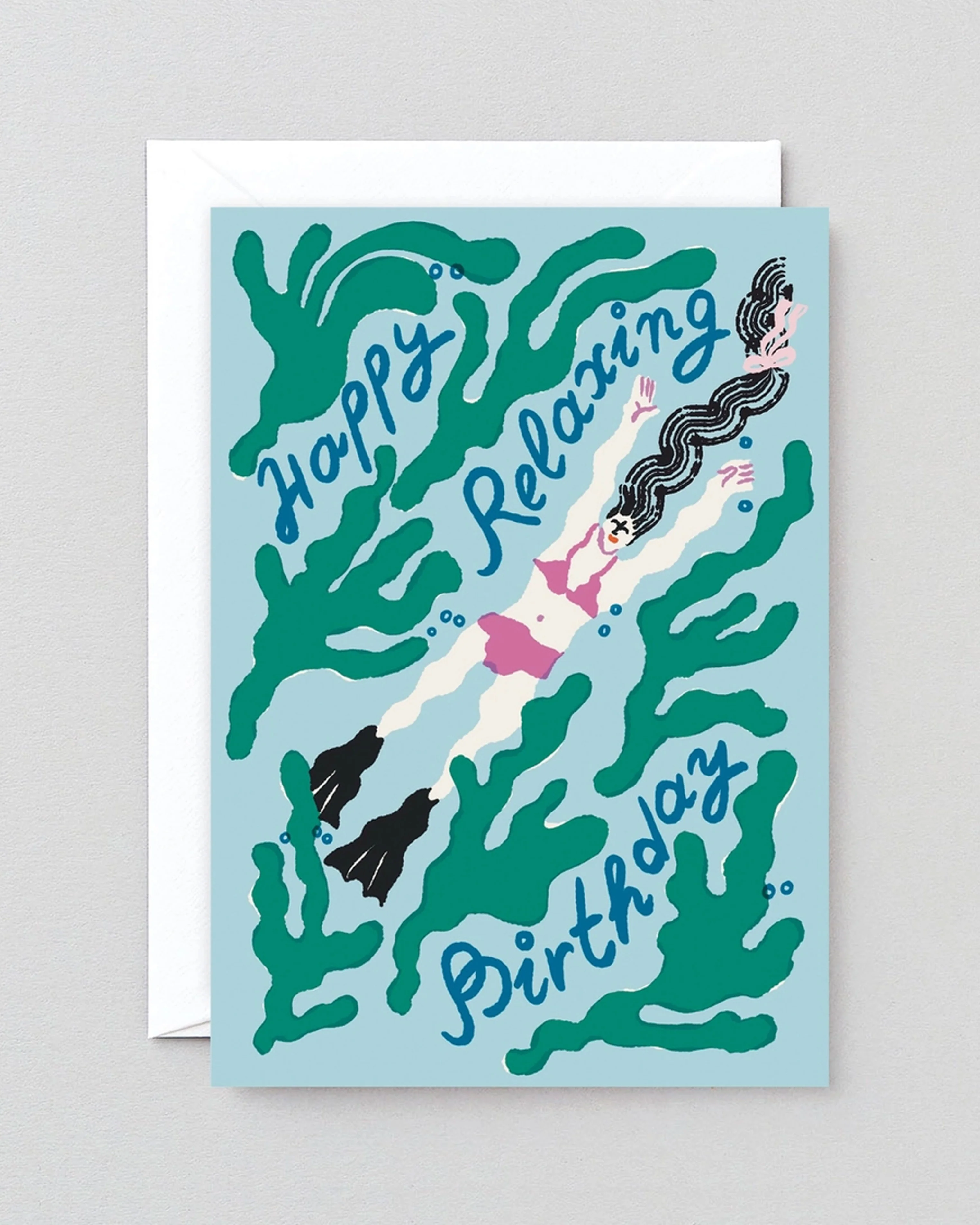 Wrap - Happy Relaxing Birthday Greetings Card