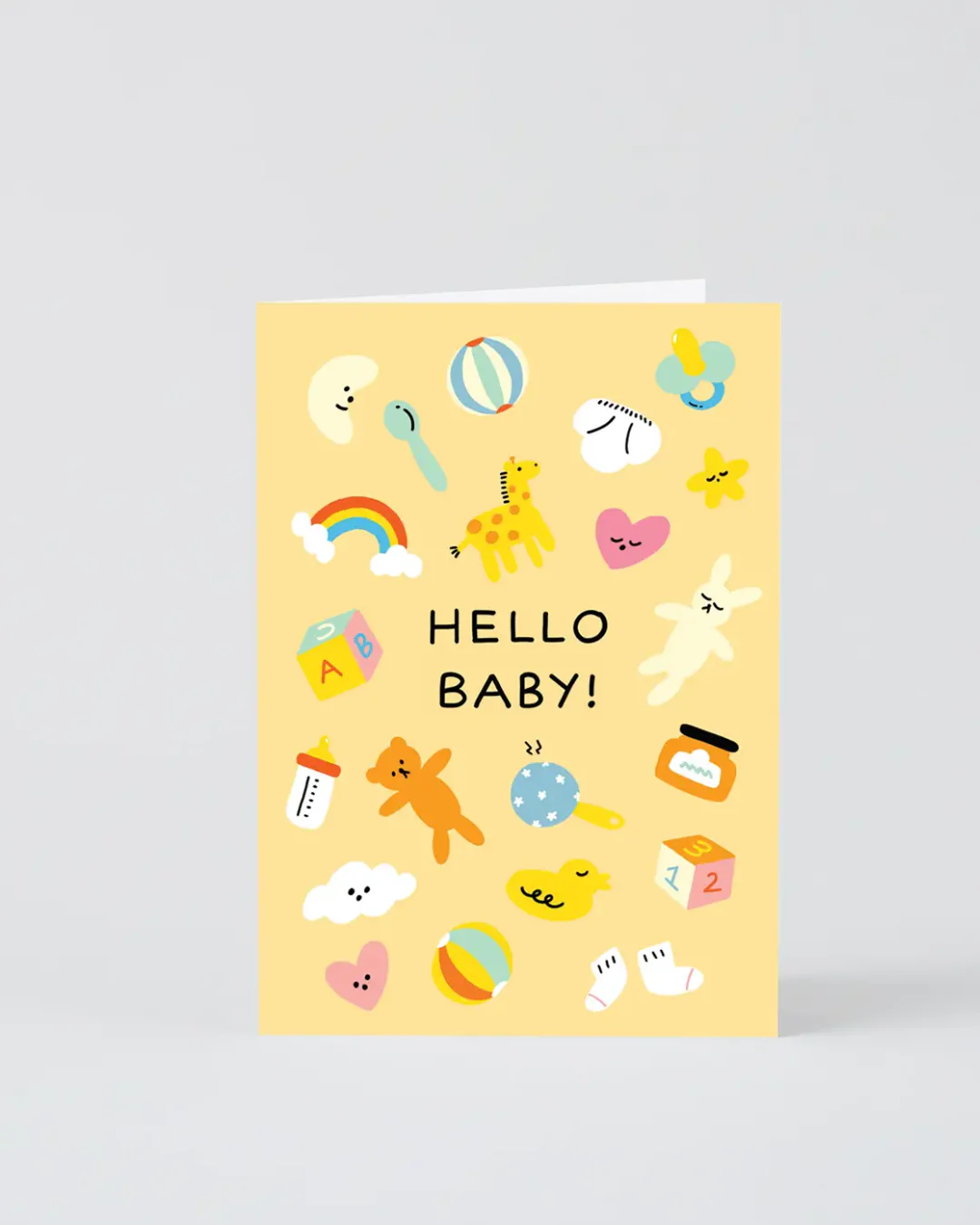 Wrap - Hello Baby Greetings Card