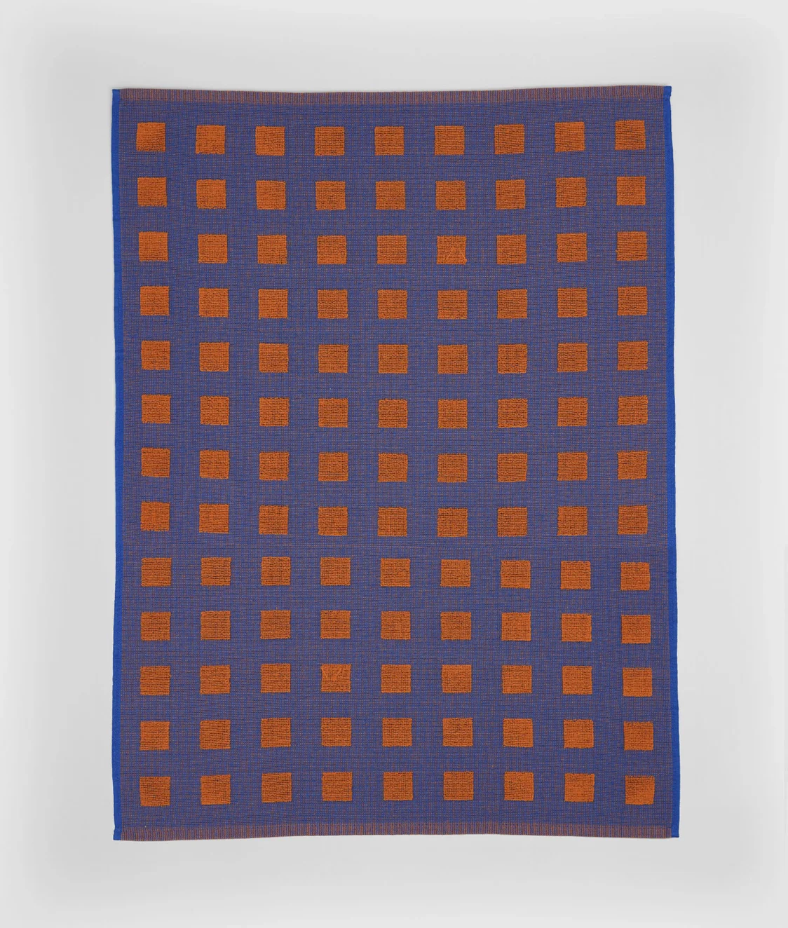 Wrap - Tea Towel - Squares Burgundy/Blue - Image 4