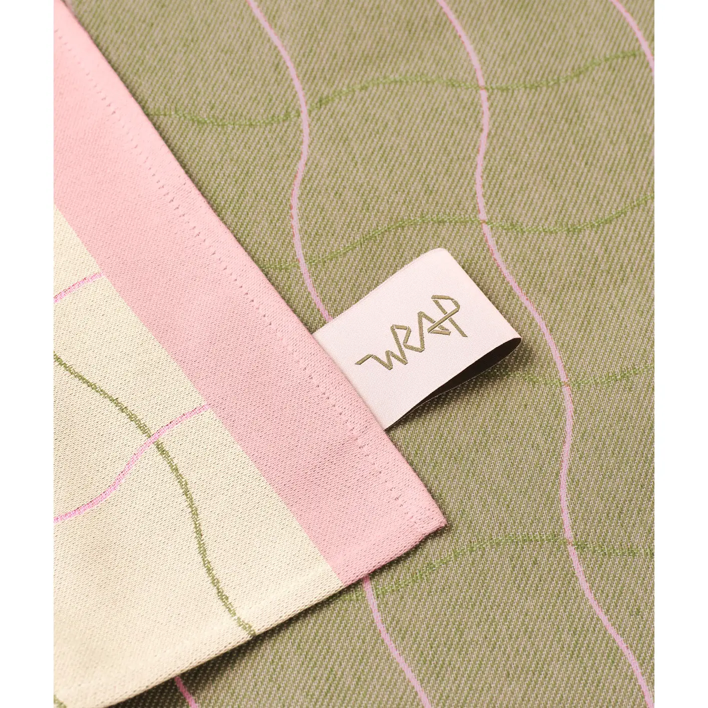 Wrap - Tea Towel - Wave Grid - Image 4
