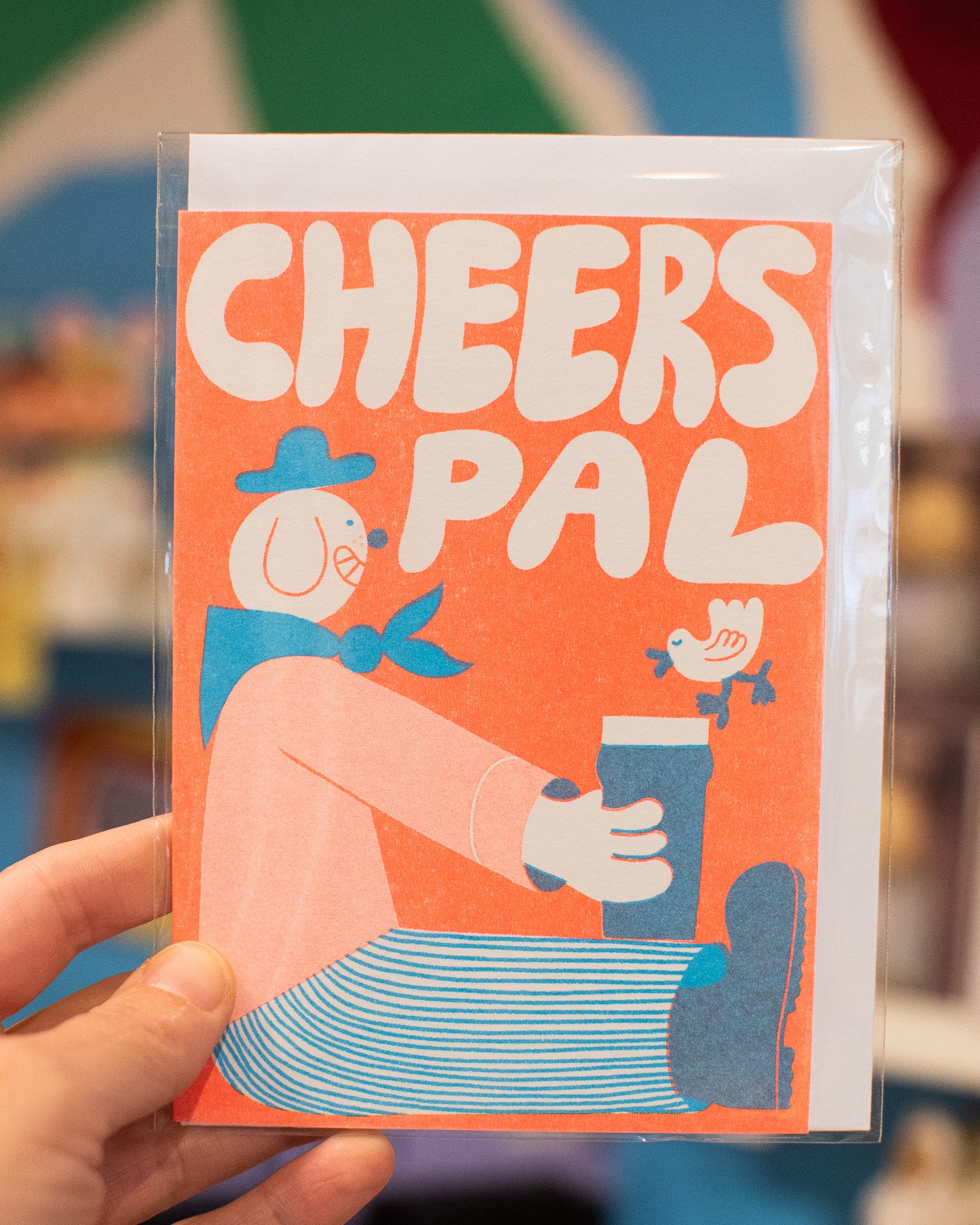 YUK FUN - Greetings card - Cheers Pal - Image 2