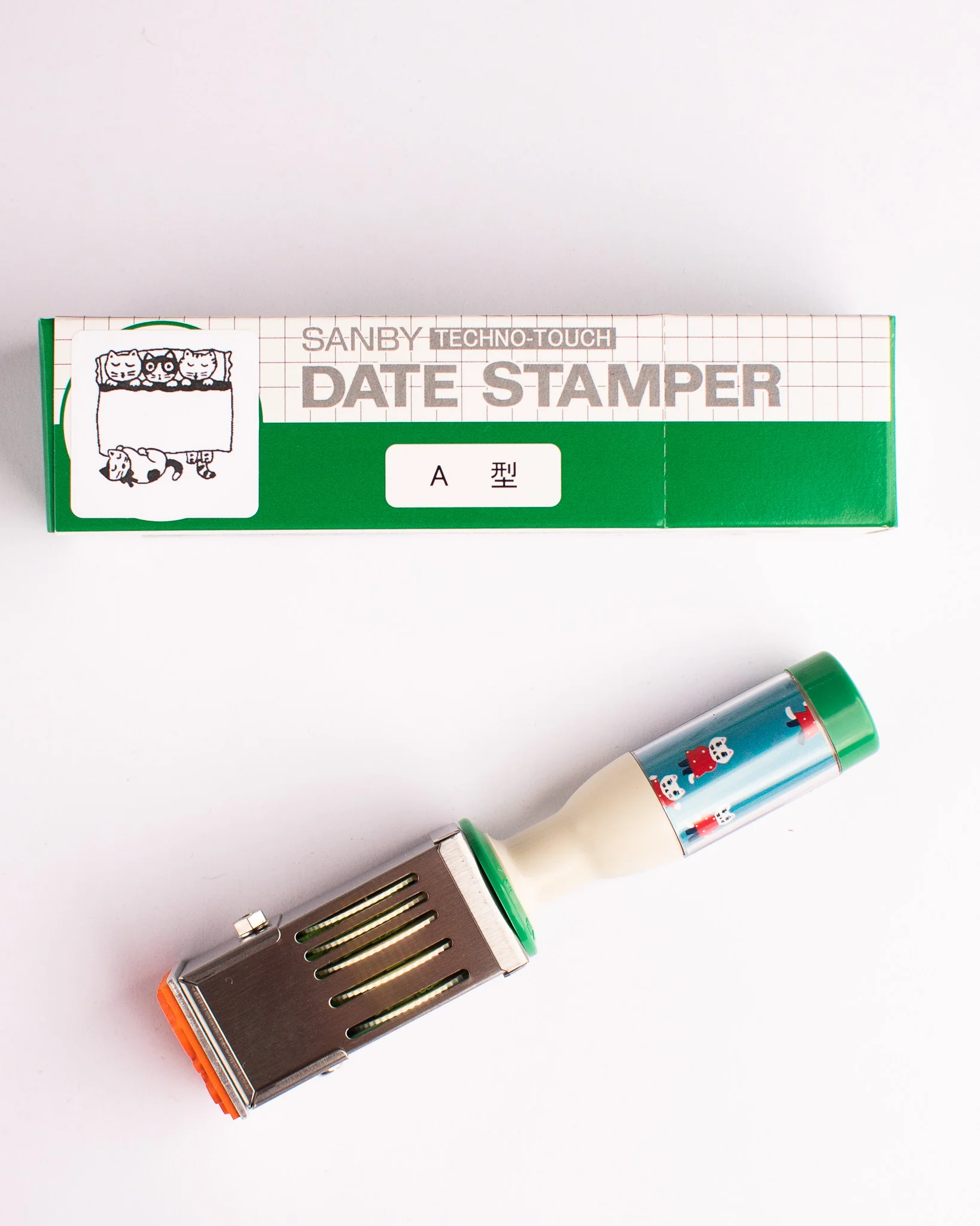 Yumi Kitagishi x Sanby - Date Stamp - Good Night Cat