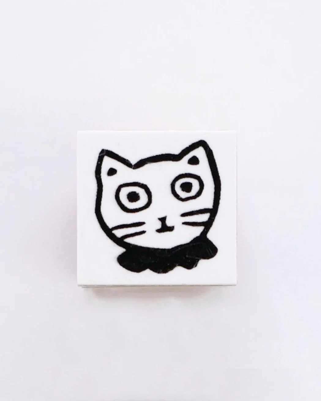 Yumi Kitagishi x Sanby - Gyugyu Stamp - White Cat