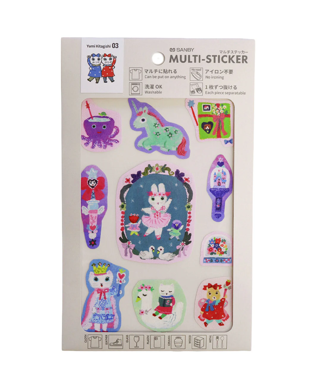 Yumi Kitagishi x Sanby - Multi Stickers - Fantasy Time